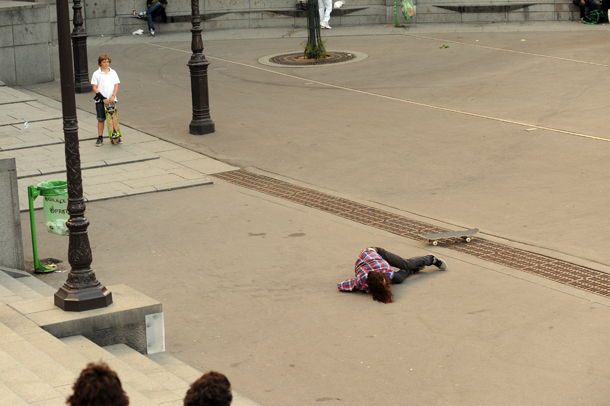 Burnout: Panama Jack Rides a Longboard