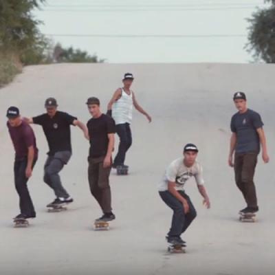 Skateboarding in Pine Ridge