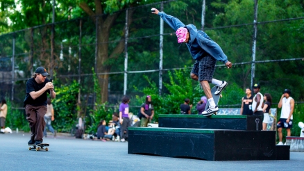 Tyshawn Jones Tompkins Square Park Adidas Jam Photos